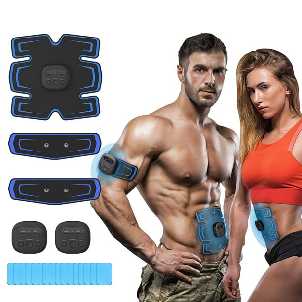 Details about   Gel Pads Ems Abdominal Abs Trainer Weight Loss Hip Muscle Stimulator Exerciser 